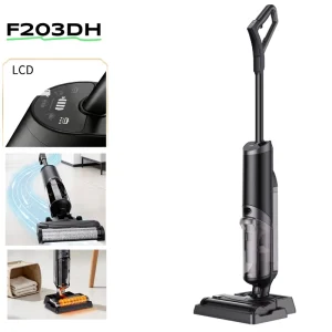 200W Cordless Wet Dry Vacuum Cleaner and Mop for Multi-Surface Hard Floors with Dedicated Dry Vacuum Mode