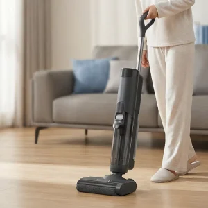 200W Self-Cleaning Hot Wet Dry Mop Vacuum Cleaner HEPA Filtration for Household Use