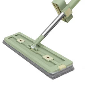 2025 High Quality Hands-Free Flat Mop Wet and Dry Microfiber Mop Head House Cleaning Mop