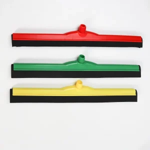 21-Inch Floor Squeegee with American Threaded Head, Multicolor PP and EVA Handle for Window Cleaning