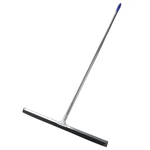 22 Inch Industrial Floor Squeegee with Rubber Blade and Aluminum Handle for Windows