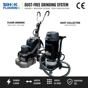 220V 380V 24 Inch Concrete Floor Grinder Machine 620mm Gear Driven Polishing Machine for Epoxy Coating Removal and Surface Preparation
