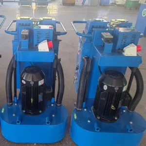 220V 380V Manual Walk Behind Wet Dry Concrete Floor Grinder Machine High Load Moment for Warehouse Workshop Engine Gear Motor