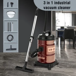 22L 2000W Factory Price Commercial Electric Wet and Dry Industrial Vacuum Cleaner for Workshops and Hotels