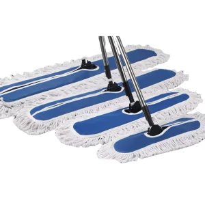 23.6 in Cotton Yarn Lobby Dust Mop with 360-Degree Rotation