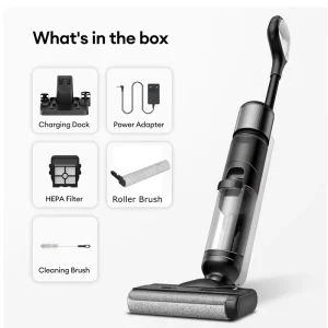 230W Wet/Dry Handheld Bagless Vacuum Cleaner with Brushless Motor, App Control and Floor Mop