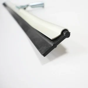 24″ Adjustable Foam Floor Water Squeegee with Long Handle for Garage, Tile, Shower, and Hair