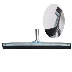 24-Inch Industrial Steel Floor Squeegee with Heavy-Duty No-Mark Blade