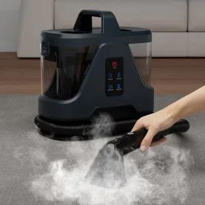 2450W Handheld Wet/Dry Spot Cleaner with Steam, Hot Water and Double Filtration