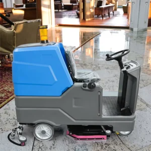 24V/48V Electric Ride-On Floor Scrubber with Sewage Filtration for Industrial Floors