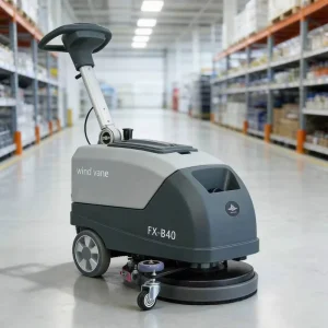 24V Automatic Commercial Industrial Floor Scrubber for Warehouses
