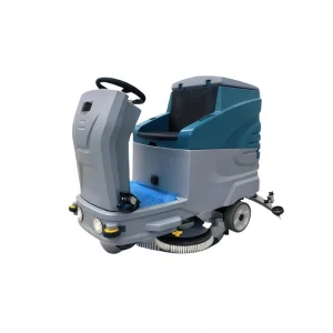 24V Battery-Powered Ride-On Industrial Floor Scrubber Sweeper