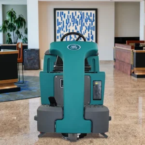 24V Compact Ride-On Electric Floor Scrubber with Double Scrubbing and Burnishing for Commercial Use, CE