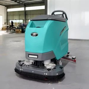 24V Electric Double Disc Marble & Slate Tile Floor Sweeping Machine New Push Type Cleaning Device for Burnishing Tiles