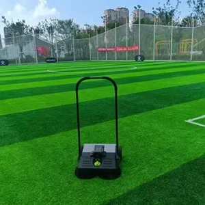 25L Hand-Push Battery Sweeping Machine and Road Sweeper for Large Debris and Synthetic Grass