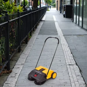 25L Walk-Behind Hand-Push Floor Sweeper