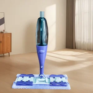 2PCS Purple Microfiber Flat Mop Pads for Water Spray Mop