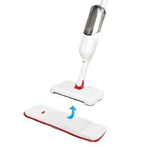 3-in-1 Electrostatic Carpet and Floor Sweeper with Microfiber Flat Spray Mop