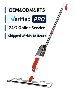 3-in-1 Floor Cleaning Spray Mop with 2 Mop Pads and 350 ml Capacity