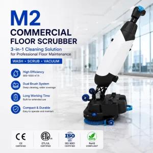 3-in-1 Industrial Multi-Surface Cordless Floor Scrubber Dryer