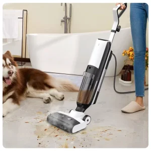 3-in-1 Wet Dry Vacuum Cleaner Floor Washer and Mop Self-Cleaning HD Display Steam Mop for Carpet and Hard Floor