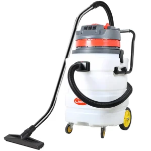 3000W 90L Wet and Dry Industrial Plastic-Tank Vacuum Cleaner with 3 Motors