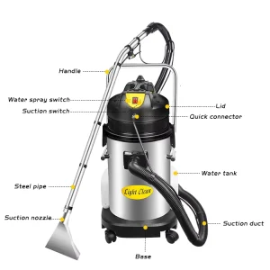 30L 11Gal Carpet Cleaning Extractor Carpet Washer Spray 3 in 1 Multifunctional Carpet Cleaner