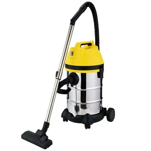 30L 1400W Stainless Steel Industrial Wet and Dry Vacuum Cleaner for Hotel, Car, and Commercial Use