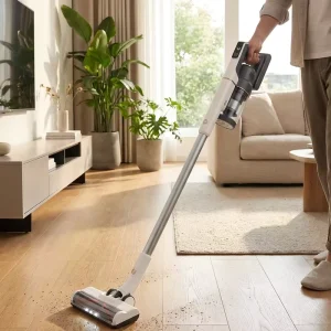 350W BLDC Cordless Cyclone Bagless Handheld Upright Dry Vacuum Cleaner with 28KPa Suction