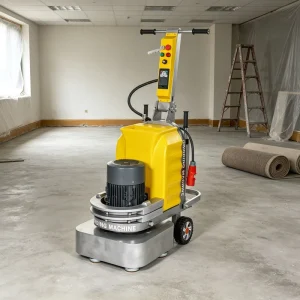 350mm 400mm Concrete Grinder 110V 220V 380V Walk-Behind Floor Grinding Machine for Home Renovation