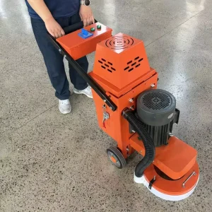 350mm Floor Grinding Machine with 4kW Motor and External Turbo Dust System for Concrete, Terrazzo, and Epoxy