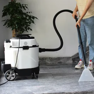 35L 2800W Industrial Steam Vacuum Cleaner, Upholstery and Carpet Extractor, Wet and Dry Drum Machine