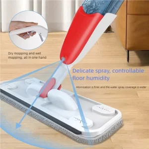 360-Degree 3-in-1 Microfiber Spray Mop for Floor Cleaning