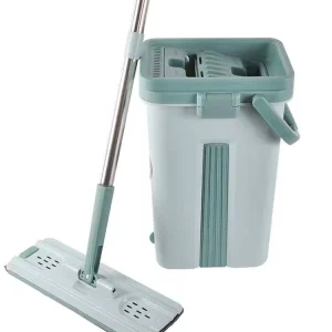 360-Degree Flat Mop for Dry and Wet Floor Cleaning
