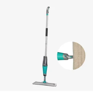 360-Degree Microfiber Flat Mop with Water Spray