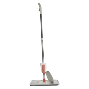 360 Degree Microfiber Floor Cleaning Spray Mop with Steel Pole Flat Mop