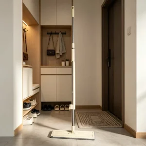 360-Degree Rotary Head Microfiber Flat Mop for Floor and Window Cleaning