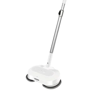 360-Degree Rotating Cordless Electric Spin Mop with LED Headlight for Floor Polishing and Scrubbing