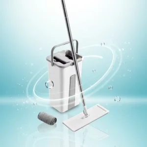 360-Degree Rotating Floor Cleaning Squeeze Mop