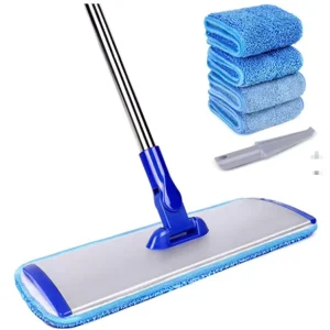 360-Degree Rotating Folding Steel Microfiber Wet Dry Dust Mop