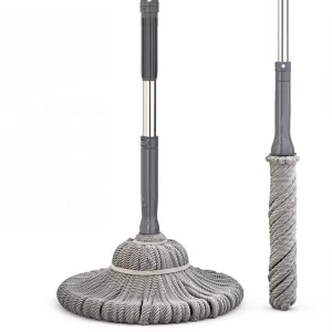 360-Degree Rotating Hands-Free Self-Wringing Spin Mop for Home Floor Cleaning