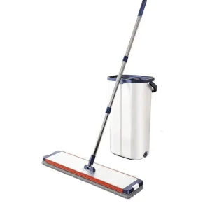 360 Degree Rotating Iron Spin Mop Cleaning Set for Industrial Food Use Eco Friendly and Efficient