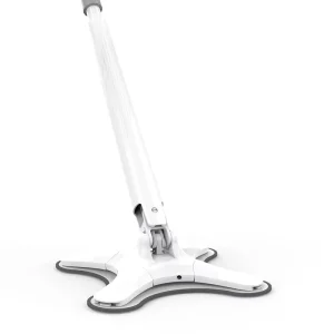 360 Degree Rotating Large Wiper Flat Four Corners Telescopic High Dehydration Self Wringing Hands free Microfiber Mop for Home