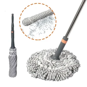 360-Degree Rotating Microfiber Twist Mop