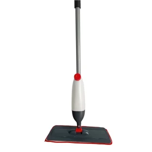 360-Degree Rotating Mist Spray Mop with 650 ML Water Bottle Washable Microfiber Cloth Iron-Coated Pole
