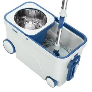 360 Degree Rotating Mop with Durable Bucket System and Turbine Dual Drive