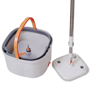360 Degree Rotating Retractable Handle Clean and Dirty Separation Spin Mop and Bucket Set