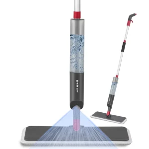 360-Degree Rotating Spray Flat Mop For Floor Cleaning