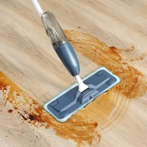 360 Degree Rotating Spray Flat Mop with Ultra-Fine Fiber Mop Head for Floors