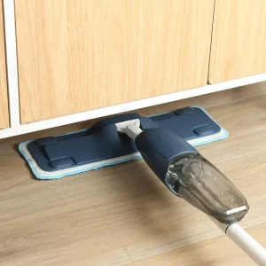360 Degree Rotating Spray Flat Mop with Ultra-Fine Fiber Mop Head for Household Use